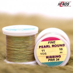 PEARL ROUND RIBBING - Pearl Fluo Orange Dk