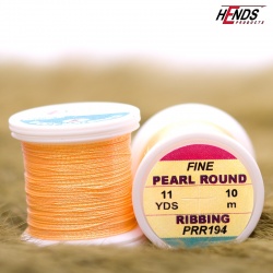 PEARL ROUND RIBBING - Pearl Fluo Oranžová světlá